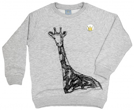 Свитшот с жирафом
