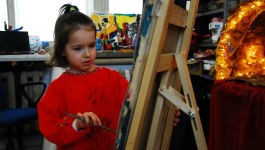 маленькие дети и искусство