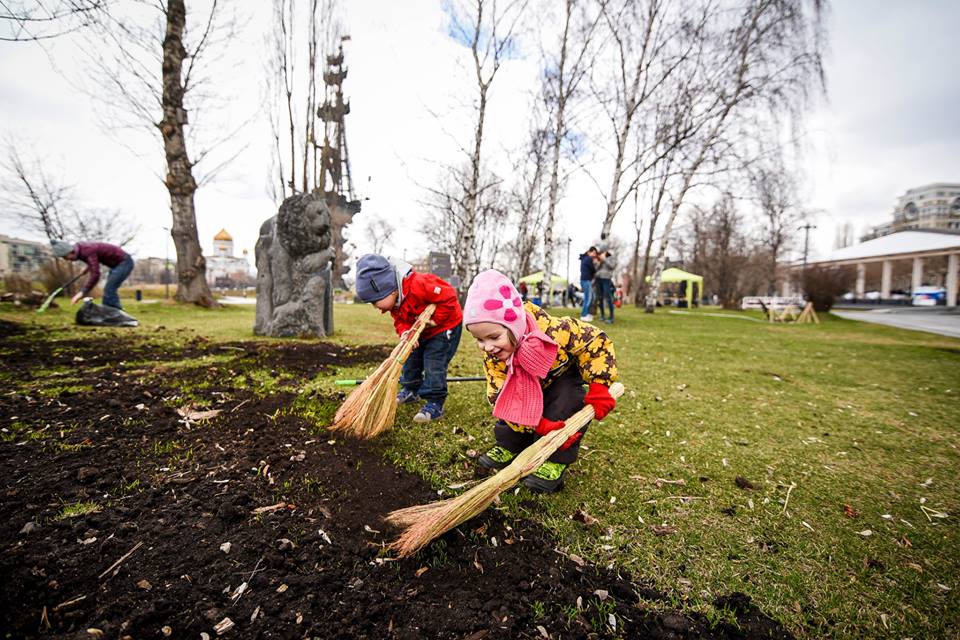 Субботник в парке картинки