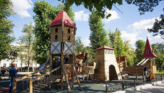 Детская площадка на Тверском бульваре - Workingmama