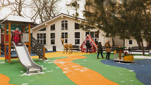 Размеры детской площадки - Детские городки